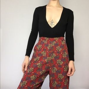 American Apparel Deep V Top